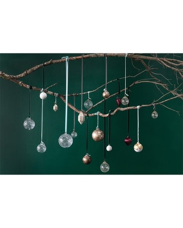 Christmas Ornaments Flower Arrangement