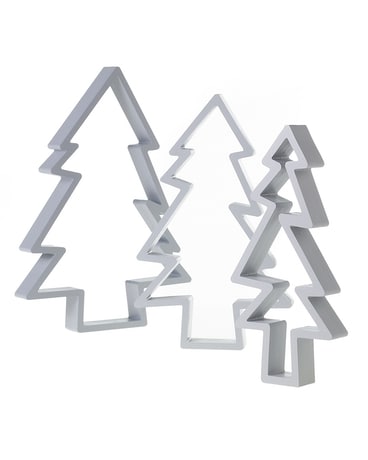 Offbeat Christmas Trees Flower Arrangement