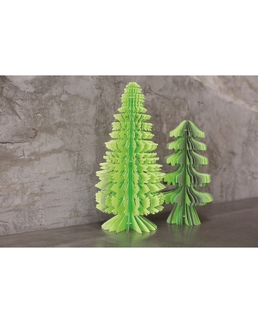 Holliday Paper Tree Flower Arrangement