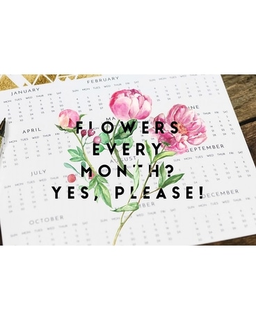 12 Months of Beauty Flower Arrangement
