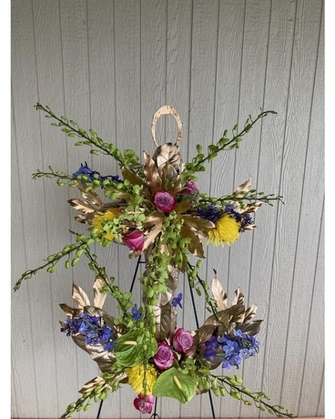 Artistic Sympathy Anchor Funeral Arrangement