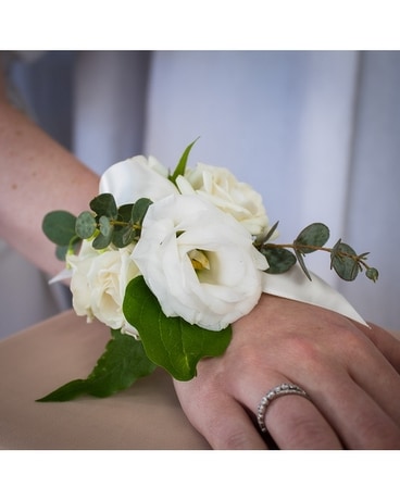 A La Carte Pearl Band Corsage Specialty Arrangement