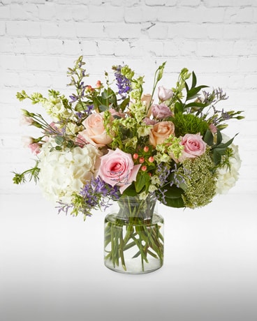 Fresh-Picked Porcelain Flower Arrangement