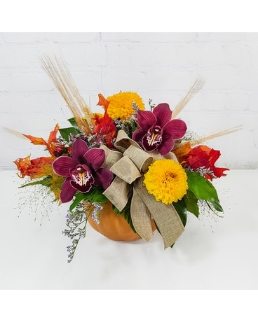 Pumpkin Spice Flower Arrangement