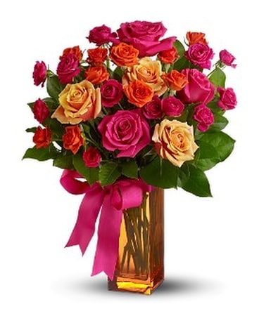 Sunset Kiss Flower Arrangement