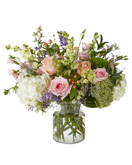 Fresh-Picked Porcelain Flower Arrangement