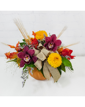 Pumpkin Spice Flower Arrangement