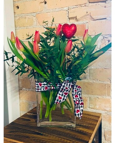 Kissing Tulips Flower Arrangement