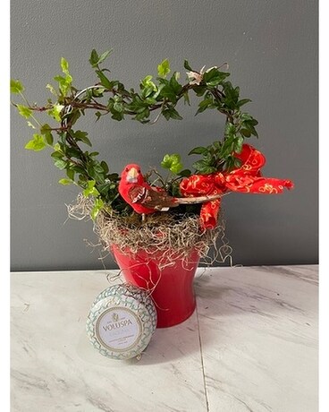 Hearts A Flutter Flower Arrangement