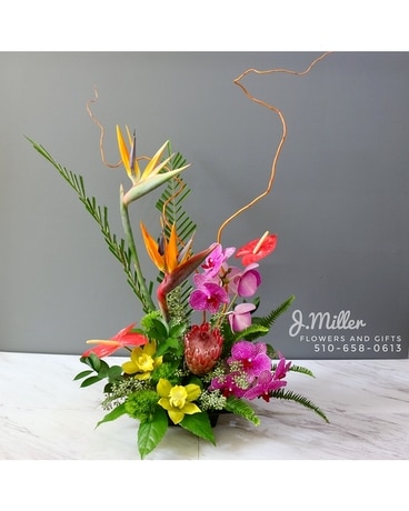 Tropical Cheer Flower Arrangement
