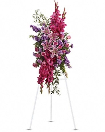 Touching Tribute Spray Flower Arrangement