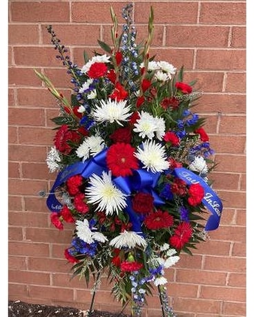 Darling Memories Funeral Casket Spray Flowers