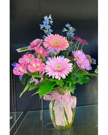 Pretty Pinks and Purples too Flower Arrangement