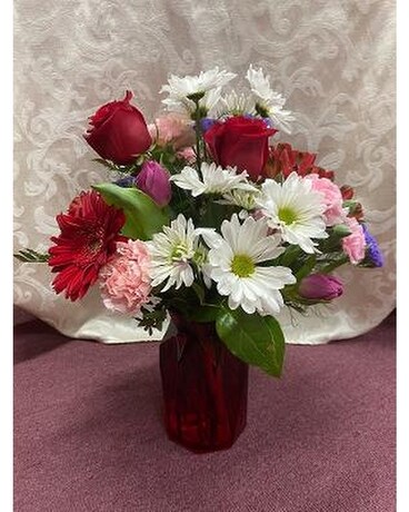 Designers Colors of Love Flower Arrangement