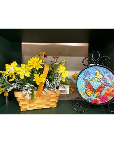 Butterfly set.. silk & interchanging magnet Gifts