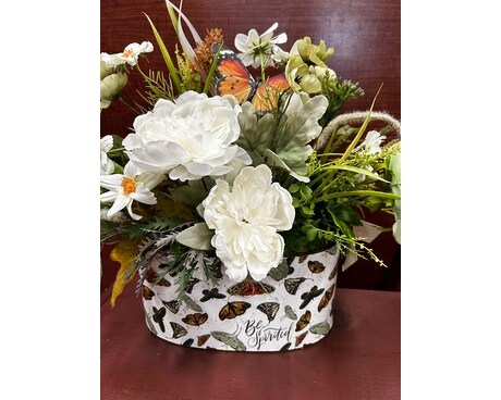 Be Spirited Butterfly large container/ silk Specialty Arrangement