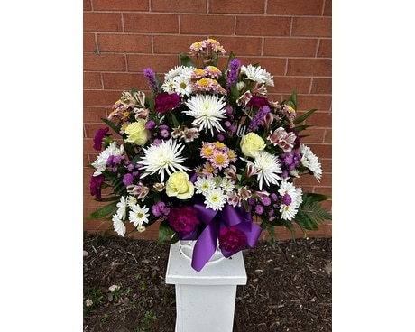 Purples and lavenders and more Flower Arrangement