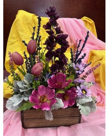 Tulip Garden/ Silk Custom product