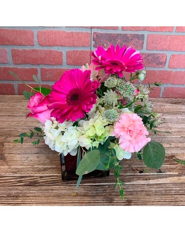 Pink Passion Flower Arrangement