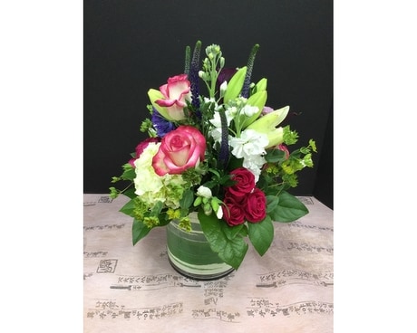 Sweet Serene Flower Arrangement