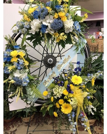 Customized Standing Spray Flower Arrangement