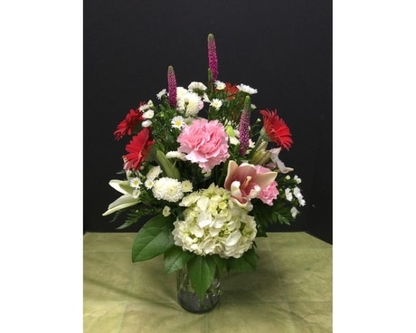 Warm Hearts Flower Arrangement