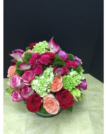 Pink Passion Flower Arrangement