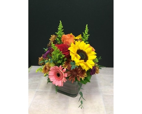 Blooming in Fall Flower Arrangement