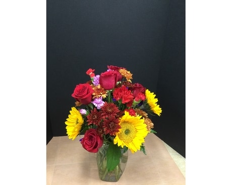 Flashy Fusion Flower Arrangement