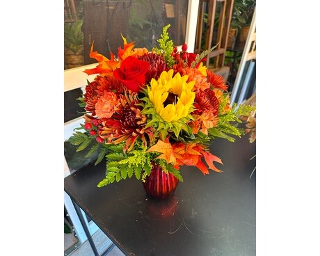 Sweater Weather Flower Arrangement