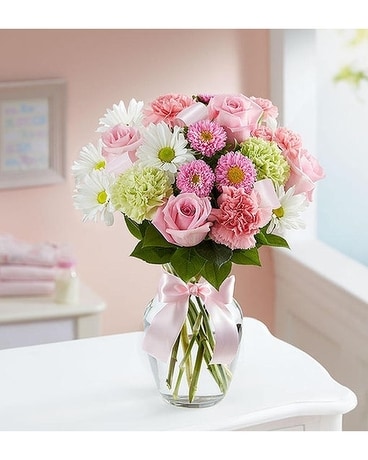 Sweet Baby Girl Arrangement Flower Arrangement