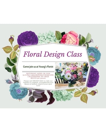 Spring Mason Jar Flower Arrangement