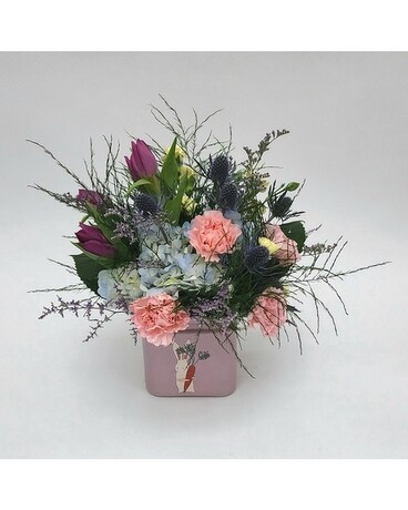 Bunny Love Flower Arrangement