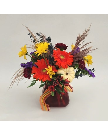 Fall Brights Flower Arrangement