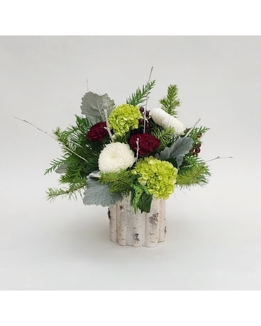 Snowball Flower Arrangement