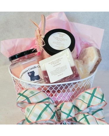 Pamper Me Basket Flower Arrangement