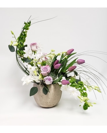 Lavender Kisses Flower Arrangement