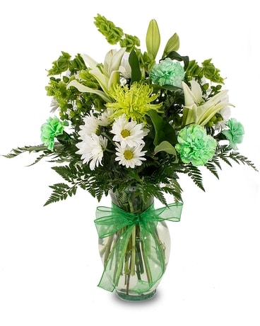 Field of Greens Flower Arrangement