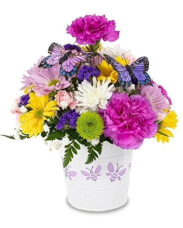 Beautiful Butterfly Flower Arrangement