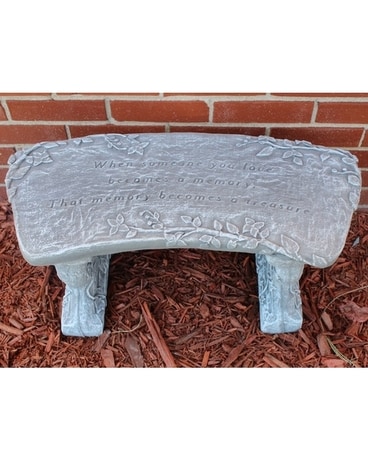 Memory Becomes a Treasure Memorial Bench Gifts