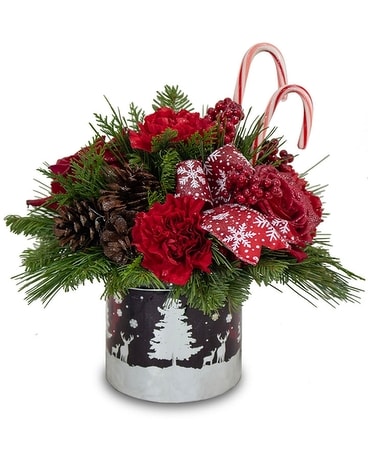 Let It Snow Flower Arrangement