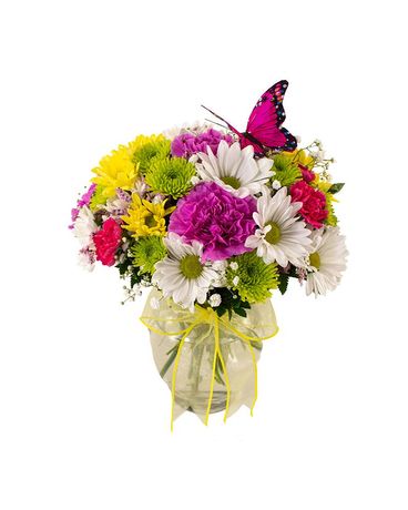 Butterfly Kisses Flower Arrangement