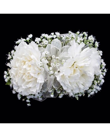 Double Carnation Wrist Corsage Corsage