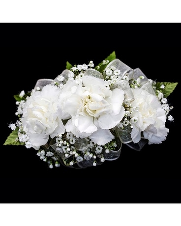 3 Miniature Carnation Wrist Corsage Corsage