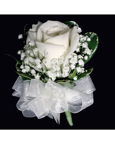 Single Rose Pin On Corsage Corsage