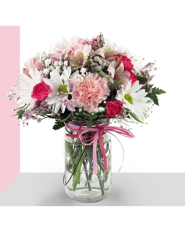 Blushing Beauty Flower Arrangement