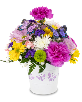 Beautiful Butterfly Flower Arrangement