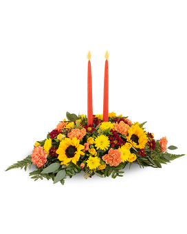 Double Candle Centerpiece Centerpiece