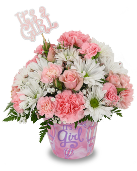 It's a Girl! Flower Arrangement