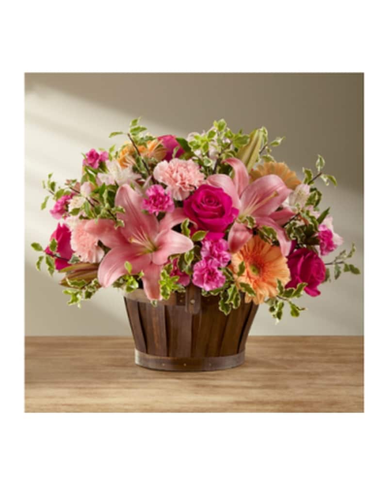 The FTD Spring Garden Basket in Southfield MI - Thrifty Florist